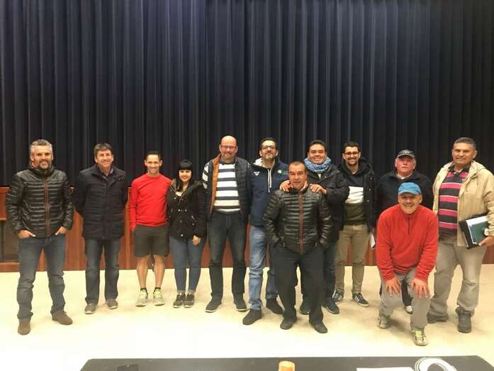 Momento de la reunión de la asociación (Foto TA)