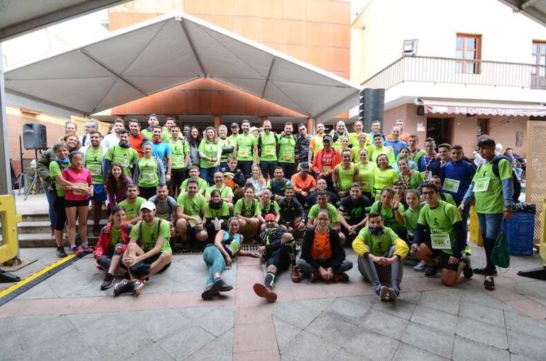 Senderistas en Valsequillo (Foto TA)