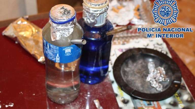 Imagen de archivo de un narcopiso desmantelado por la Policía Nacional (Foto TA)