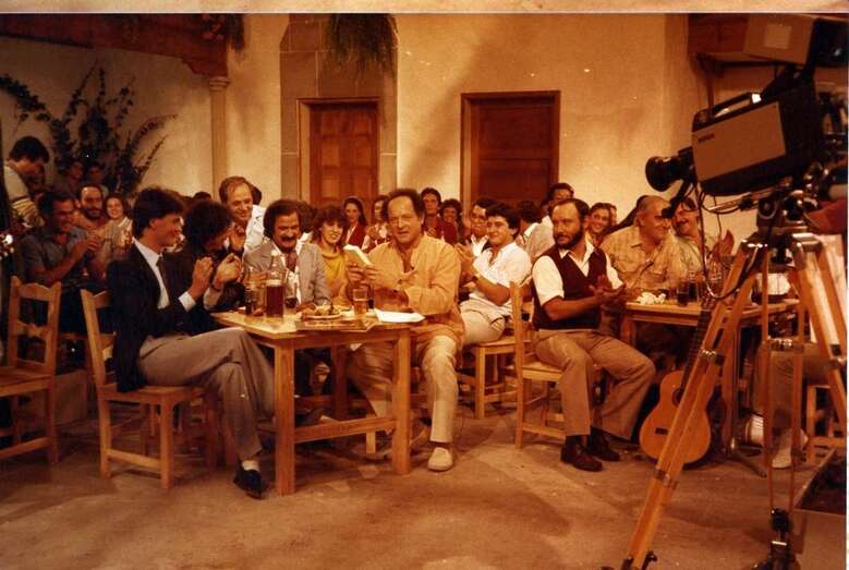 Una de las fotografías que custodia la Fundación Nanino Díaz Cutillas del programa Tenderete (Foto TA)