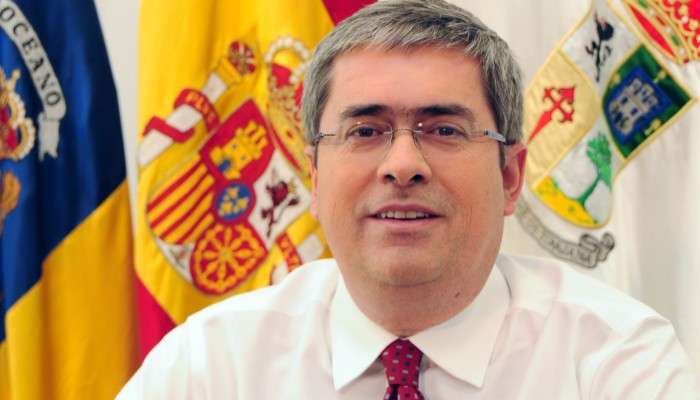 Marco Aurelio Pérez, alcalde de San Bartolomé de Tirajana (Foto TA)