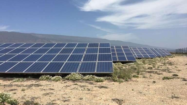 Placas voltaicas en Gran Canaria (Foto TA)