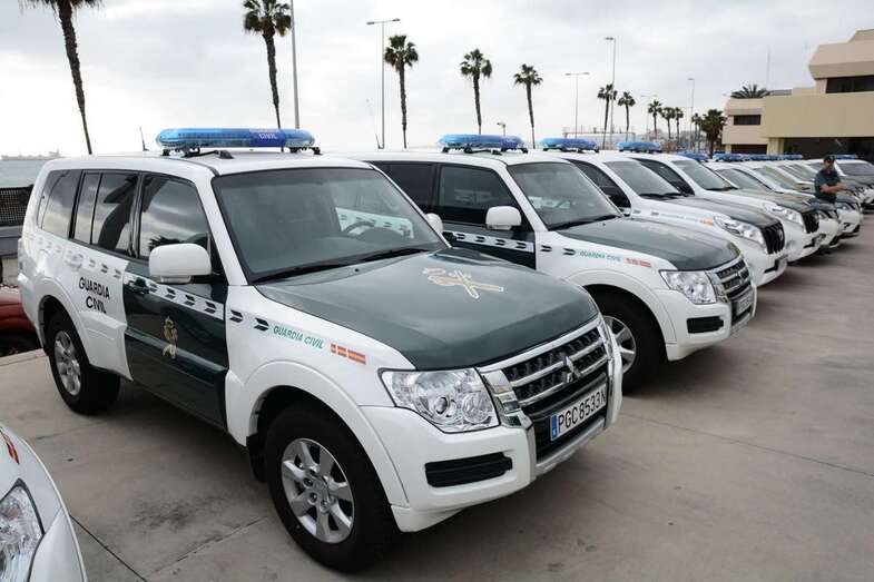 Imagen de archivo de vehículos de la Guardia Civil (Foto TA)