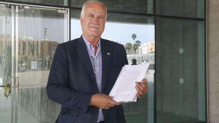 Manuel Báez, ex alcalde de Firgas (Foto Canarias7 / Francisco Socorro)