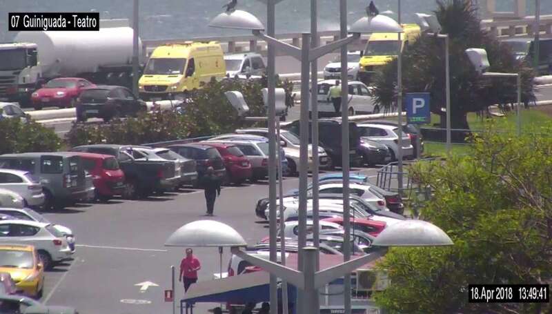 Lugar del accidente (Foto TA)