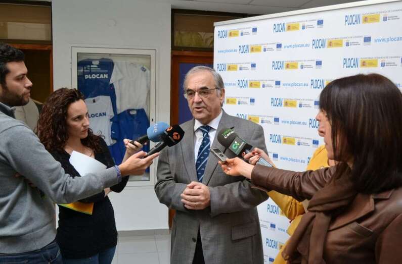 Octavio Llinás, en una imagen de archivo en las instalaciones de Plocan en Taliarte (Foto TA)