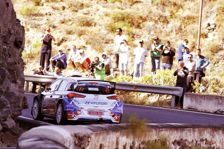 Imagen de archivo de la anterior edición del Rally Islas Canarias (Foto TA)