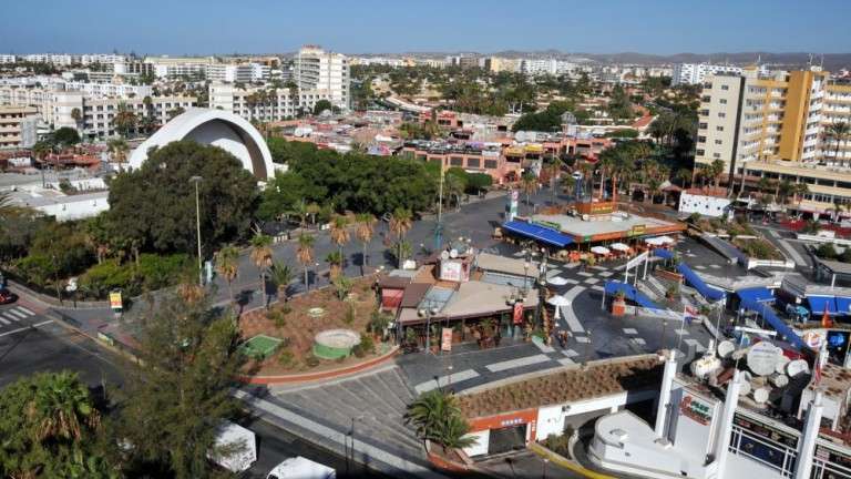 Imagen de archivo de Playa del Inglés (Foto Canarias7)