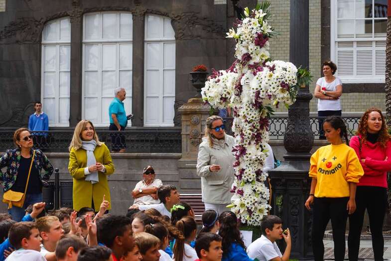 Imagen de la celebración en la capitalina Plaza de Santa Ana (Foto TA)