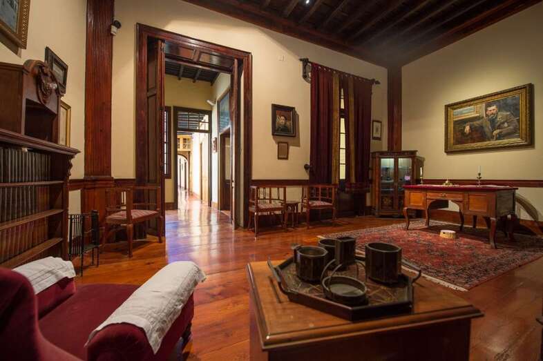 Una de las salas de la Casa-Museo PeÌrez GaldoÌs (Foto TA)