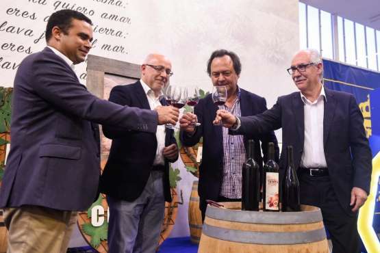 Telde en el descorche de vinos grancanarios de la cosecha de 2017 (Foto TA)