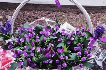  El Cabildo tiñe su fachada de morado en apoyo a las personas con Enfermedad Inflamatoria Intestinal (Foto TA)