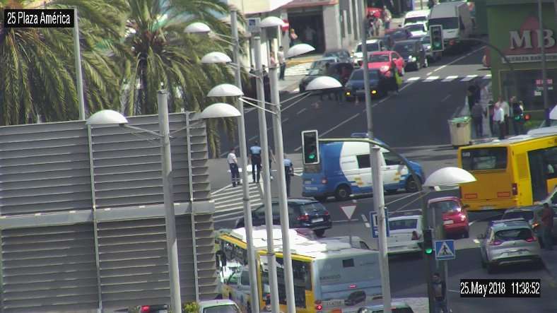 El atropello sucedió en la intersección de la calle Guanarteme con Mario César (Foto TA)