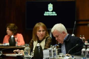 Pleno sobre el estado de la Isla en el Cabildo de Gran Canaria (Foto TA)