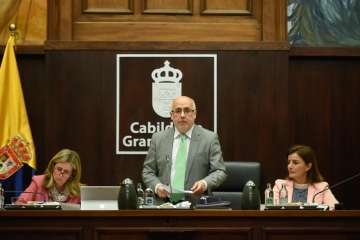 Pleno sobre el estado de la Isla en el Cabildo de Gran Canaria (Foto TA)