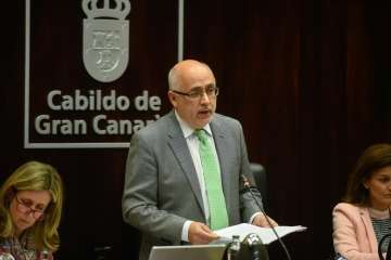 Pleno sobre el estado de la Isla en el Cabildo de Gran Canaria (Foto TA)