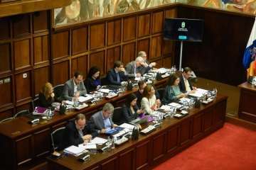 Pleno sobre el estado de la Isla en el Cabildo de Gran Canaria (Foto TA)
