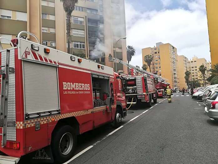 Imagen del incendio (Foto TA)