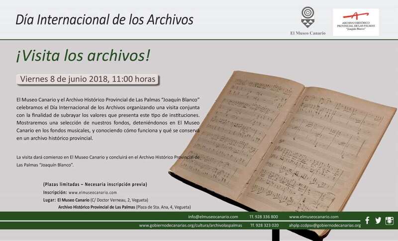 Cartel de la visita guiada programada (Foto TA)