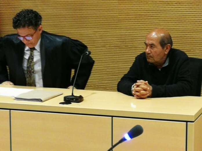 Ángel Pérez Reyes, en una de las sesiones del juicio (Foto TA)