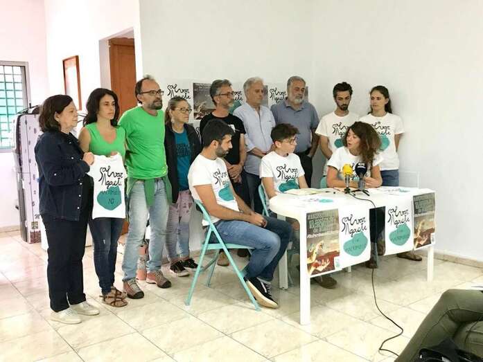 Este jueves se celebró una rueda de prensa para dar a conocer los detalles de la manifestación (Foto TA)