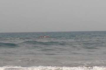 Fallece un joven ahogado en la playa de Maspalomas (Foto Antonio Alí)