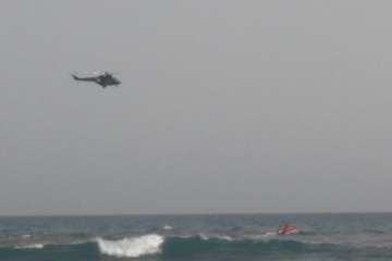 Fallece un joven ahogado en la playa de Maspalomas (Foto Antonio Alí)