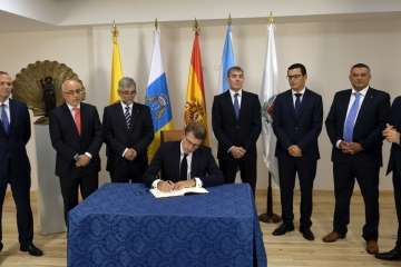 La Casa de Galicia reabre tras el incendio de hace 4 años (Foto Acfi Press y TA)