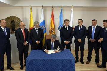 La Casa de Galicia reabre tras el incendio de hace 4 años (Foto Acfi Press y TA)