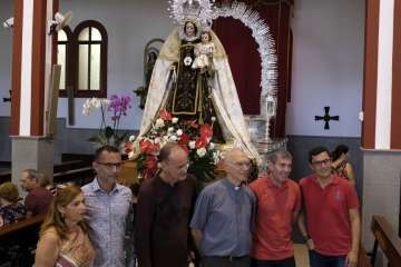 El Gobierno canario rinde pleitesía a la Virgen del Carmen de La Isleta (Foto TA y Acfi Press)