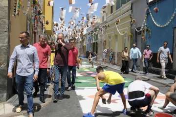 El Gobierno canario rinde pleitesía a la Virgen del Carmen de La Isleta (Foto TA y Acfi Press)
