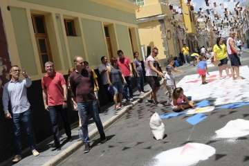 El Gobierno canario rinde pleitesía a la Virgen del Carmen de La Isleta (Foto TA y Acfi Press)