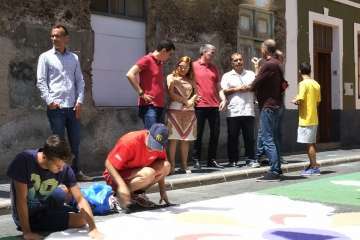 El Gobierno canario rinde pleitesía a la Virgen del Carmen de La Isleta (Foto TA y Acfi Press)