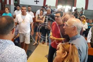 El Gobierno canario rinde pleitesía a la Virgen del Carmen de La Isleta (Foto TA y Acfi Press)