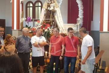 El Gobierno canario rinde pleitesía a la Virgen del Carmen de La Isleta (Foto TA y Acfi Press)