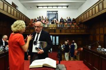 Pleno extraordinario en el Cabildo (Foto TA)