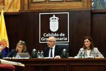 Pleno extraordinario en el Cabildo (Foto TA)