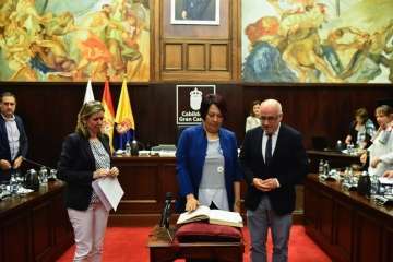 Pleno extraordinario en el Cabildo (Foto TA)