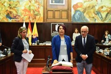 Pleno extraordinario en el Cabildo (Foto TA)