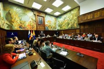 Pleno extraordinario en el Cabildo (Foto TA)