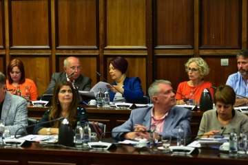 Pleno extraordinario en el Cabildo (Foto TA)