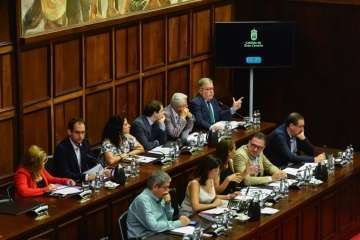 Pleno extraordinario en el Cabildo (Foto TA)