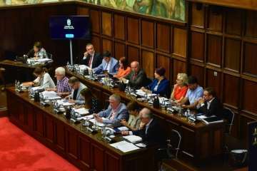 Pleno extraordinario en el Cabildo (Foto TA)