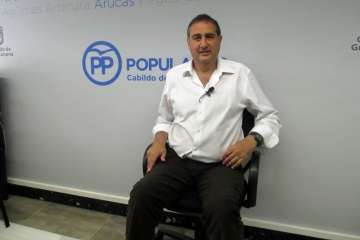 Felpe Afonso El Jaber, portavoz del PP en el Cabildo grancanario (Foto Acfi Press)