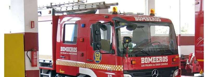 Camión de bomberos de Las Palmas de GC (Foto TA)
