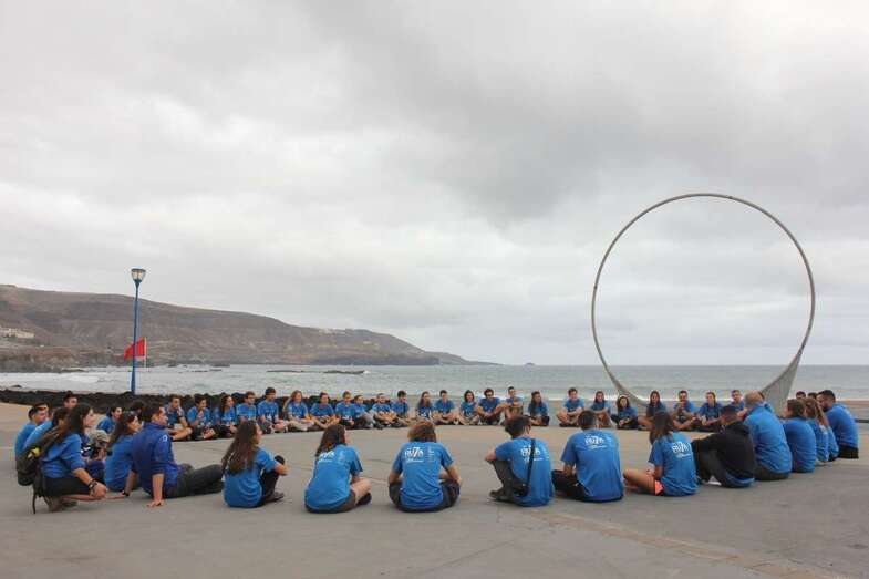 Participantes en la Ruta Siete (Foto TA)