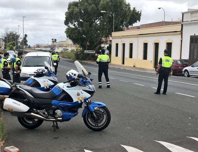 Imagen de archivo de agentes de la Policía Local de Las Palmas de GC (Foto TA)