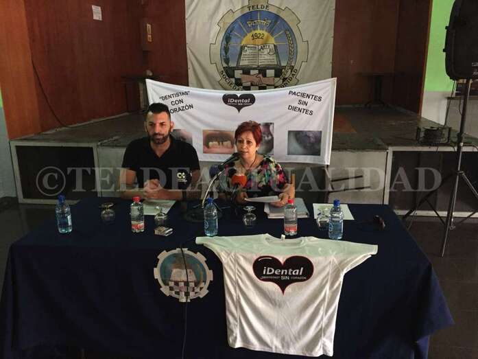 Imagen de archivo de una rueda de prensa de la Plataforma en Telde (Foto TA)