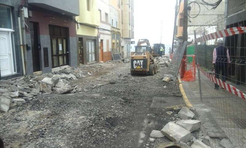 Imagen de los trabajos (Foto TA)