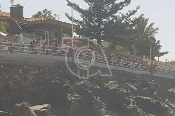 Dos tiburones se acercan a la orilla y desatan la alarma en la playa de Las Burras (Foto TA)